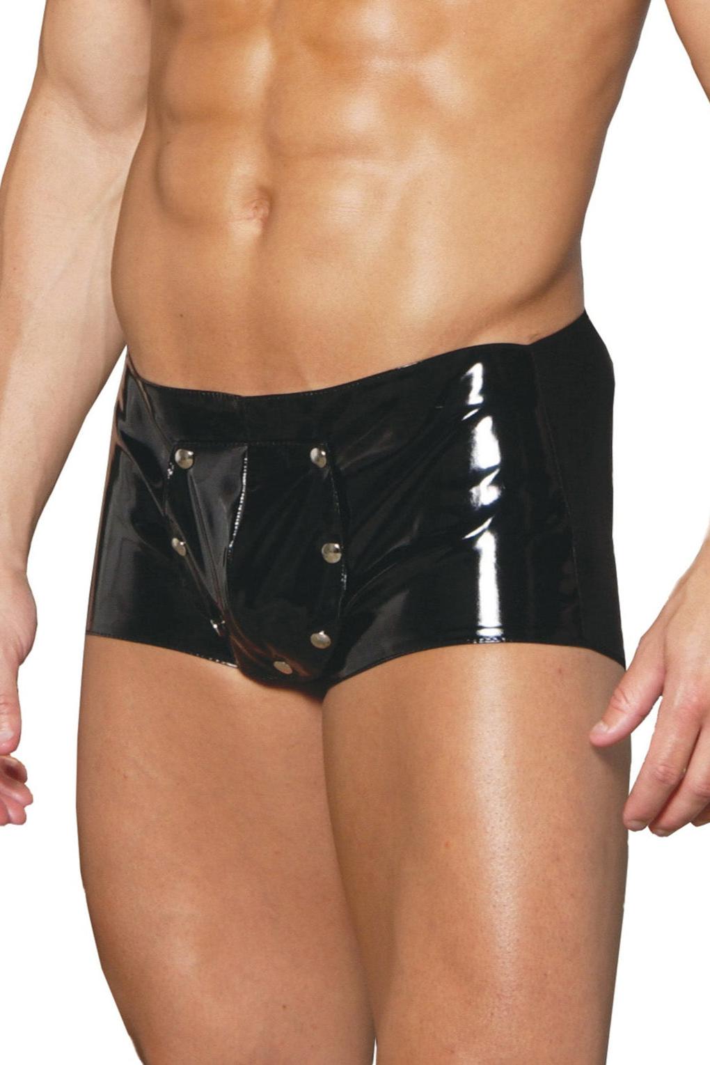 Elegant Moments MENS BOOTY SHORTS in Black  from SexyShoes.com
