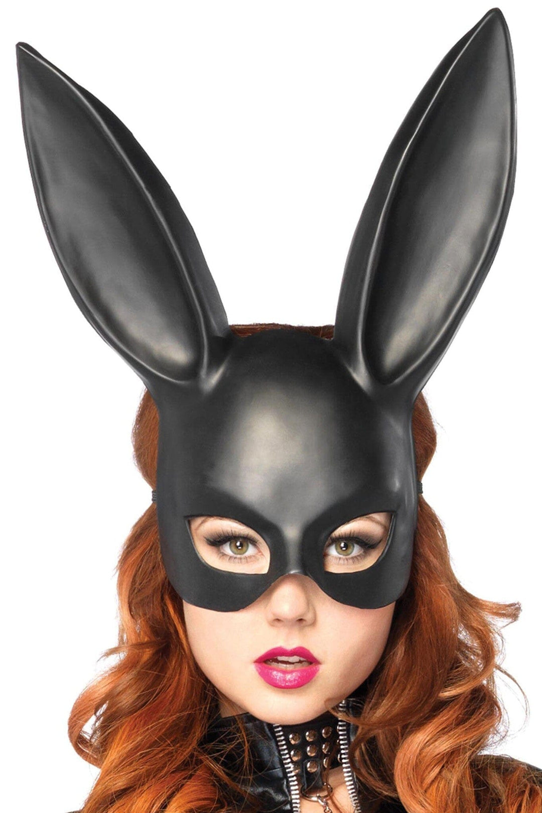 Leg Avenue Masquerade Bondage Bunny Rabbit Mask in Black  from SexyShoes.com
