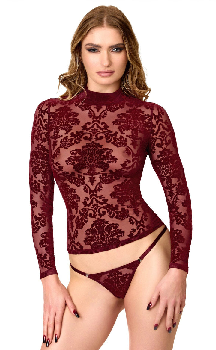 Masquerade Long-Sleeve Top