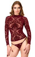 Masquerade Long-Sleeve Top