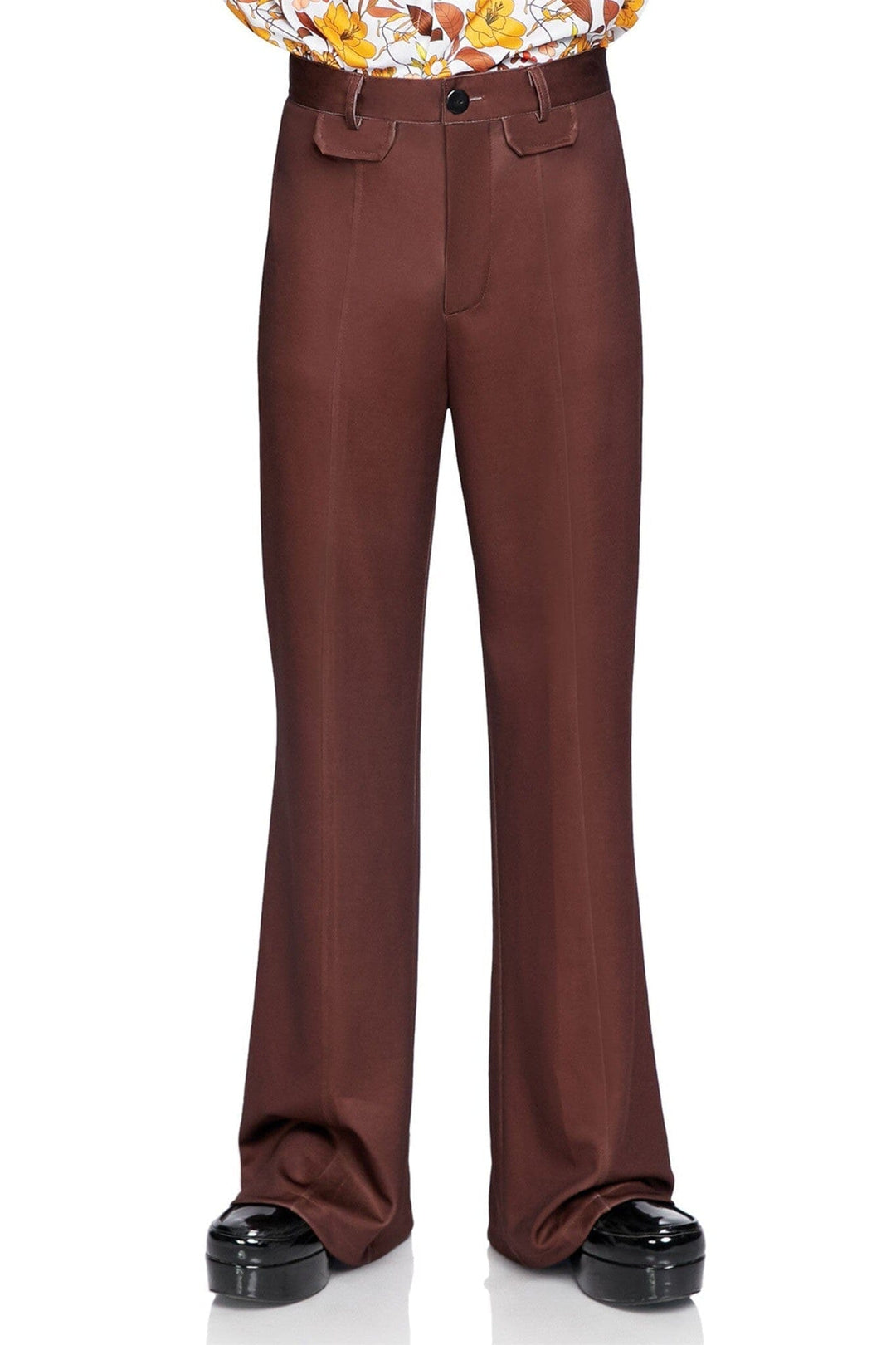 Leg Avenue Men'S Bell Bottom Pants in Brown  from SexyShoes.com