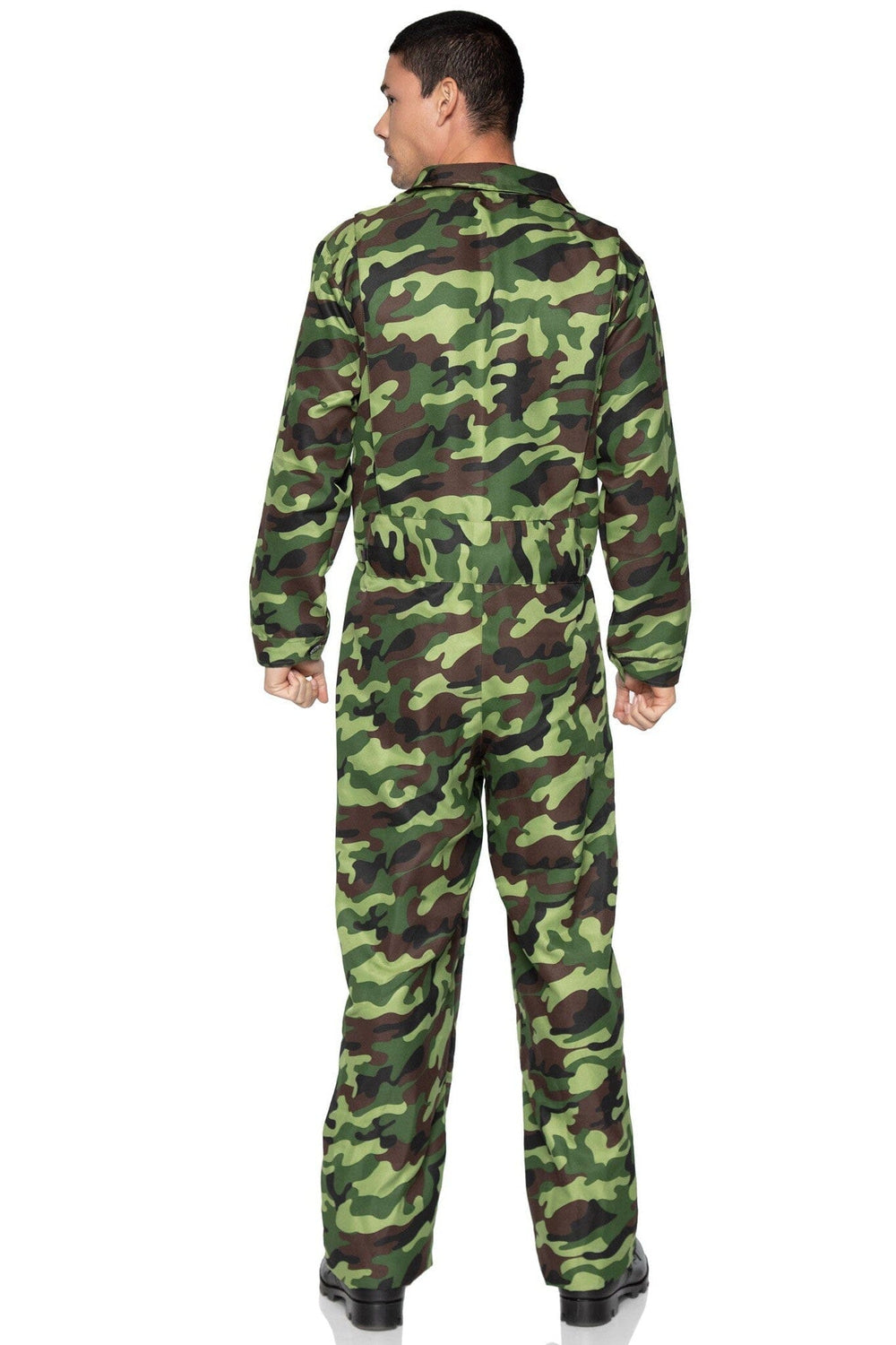 Men's Camo Jumpsuit-Uniformed Costumes-SEXYSHOES.COM