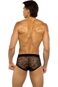 Roma Confidential Mens Lace Brief in Black 