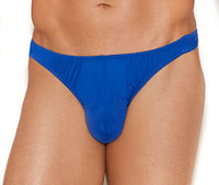 Elegant Moments Men’s Lycra Thong in Blue  from SexyShoes.com