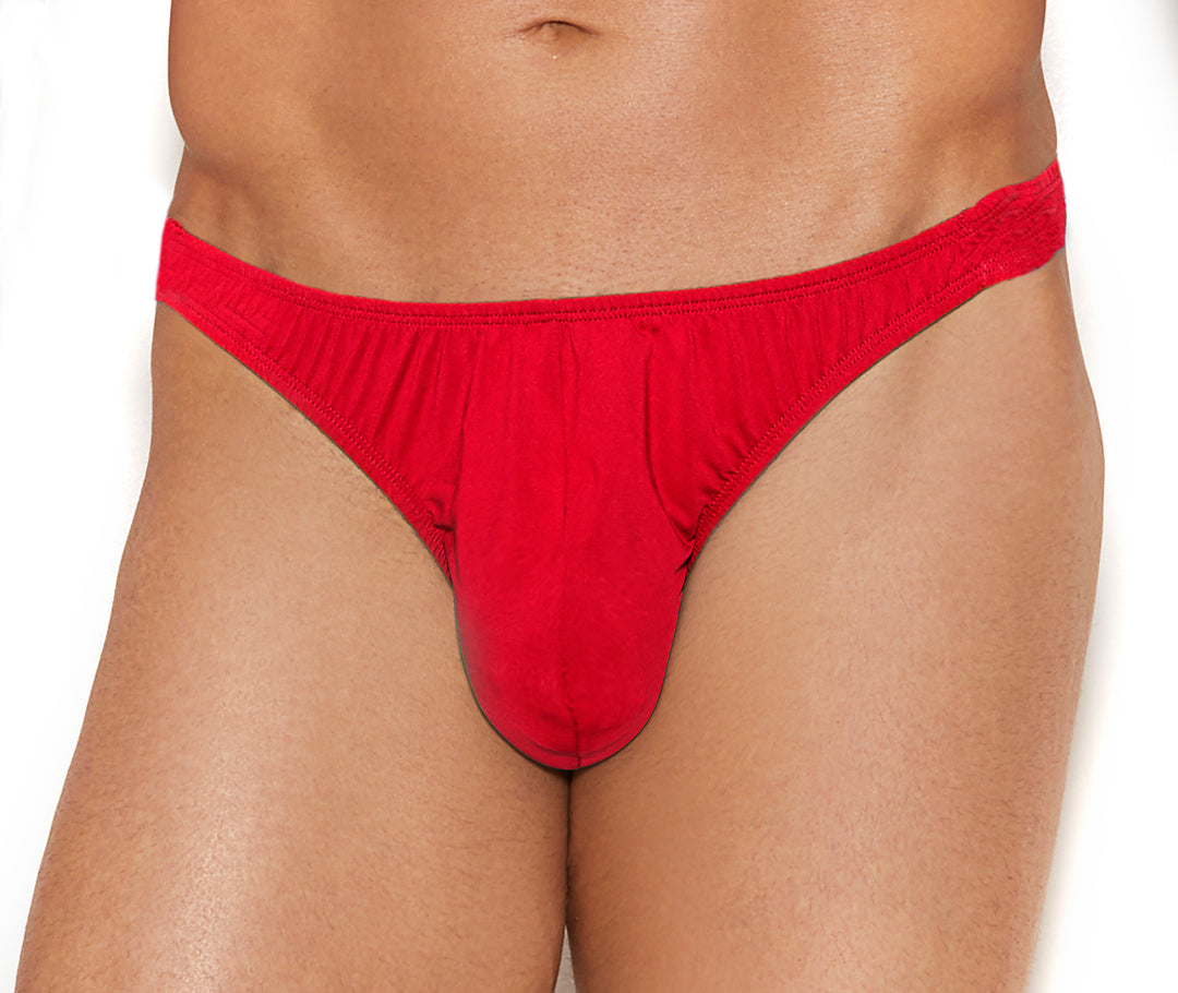 Elegant Moments Men's Lycra thong in Red  from SexyShoes.com