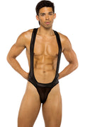 Mens Wrestling Leotard Jockstrap Singlet