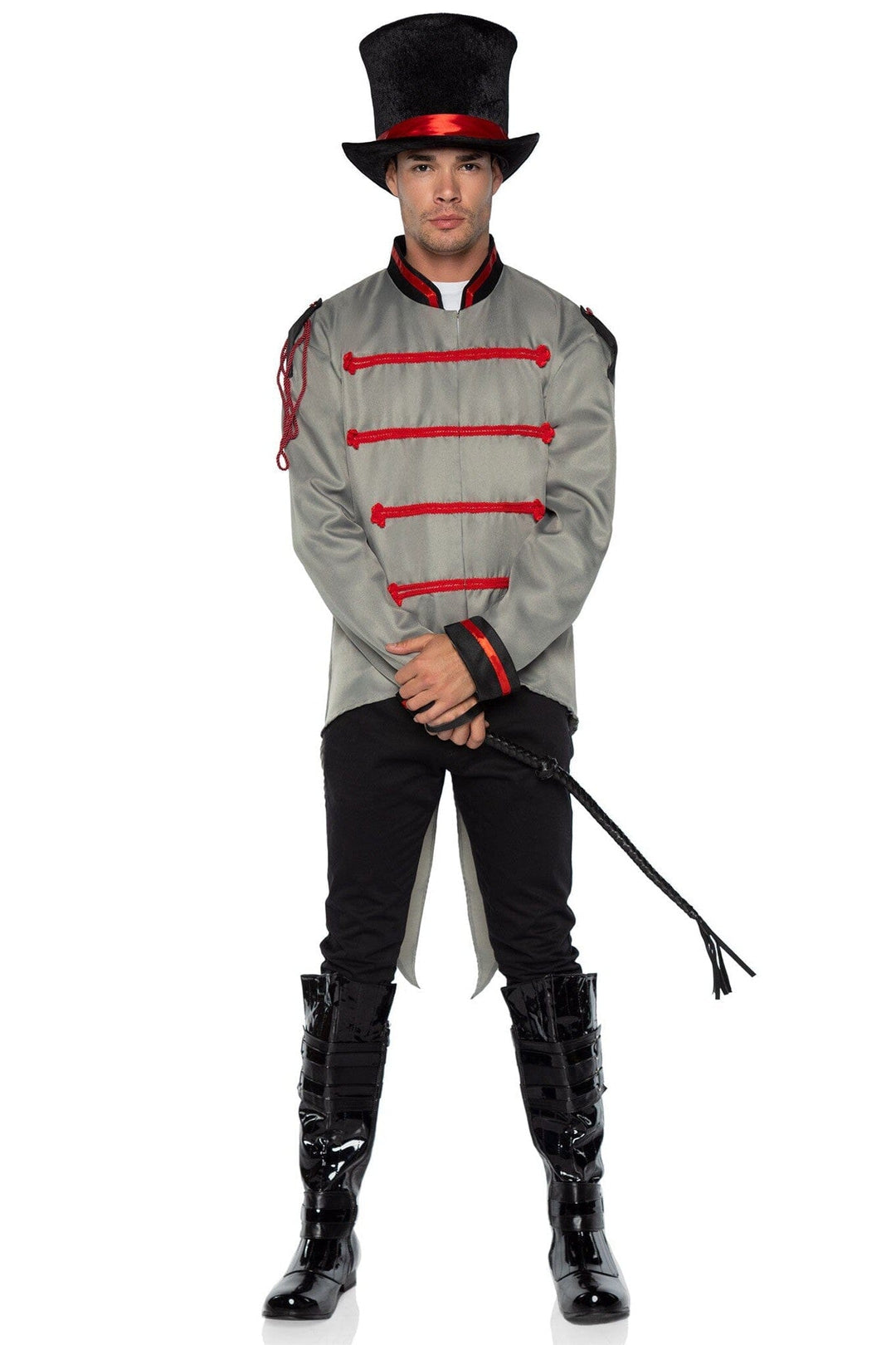 Leg Avenue Military jacket with tails in Red 