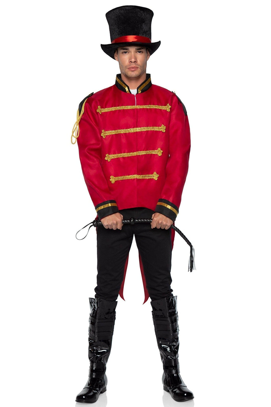 Leg Avenue Military jacket with tails in Red  from SexyShoes.com