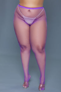 Mini Fishnet Pantyhose-Pantyhose-SEXYSHOES.COM