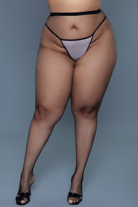 Mini Fishnet Pantyhose-Pantyhose-SEXYSHOES.COM