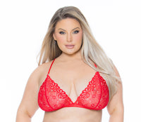 Escante Mix & Match Soft Bralette in Red  from SexyShoes.com