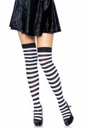 Nylon Striped Stockings