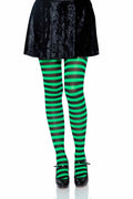 Nylon Striped Tights