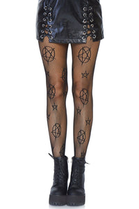 Leg Avenue Occult Net Tights in Black  from SexyShoes.com