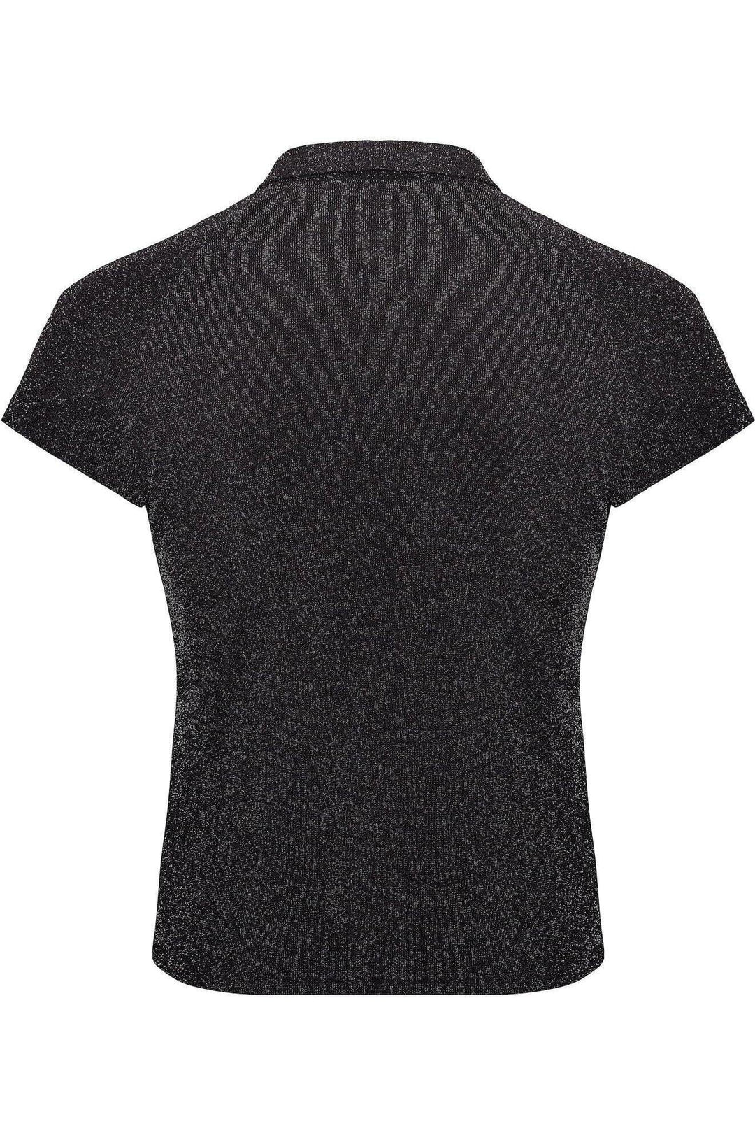 Onyx Black Men's Mesh Polo Top