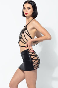 Patrice Catanzaro PALOMBE O Ring Top in Black 