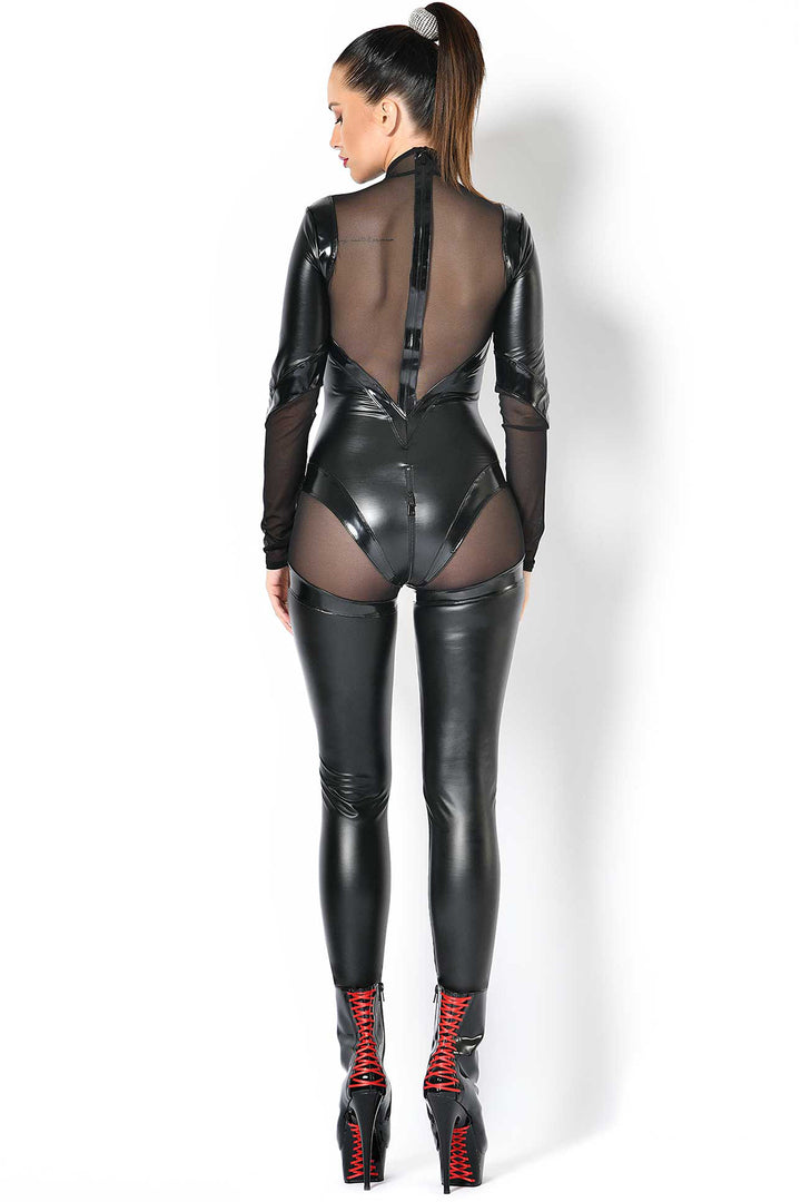 PANTHEON WETLOOK CATSUIT