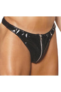 PLUS SIZE FRONT ZIP UP MENS THONG