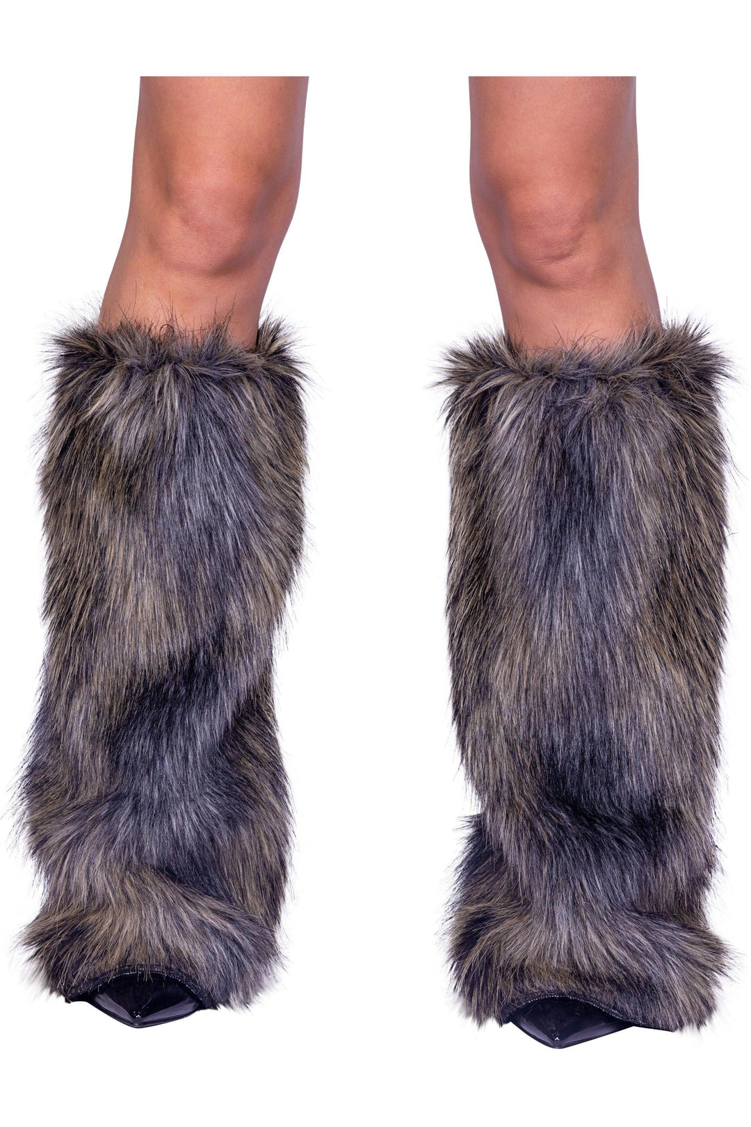 Pair of Faux Fur Wolf Leg Warmers-Leg Warmers-SEXYSHOES.COM