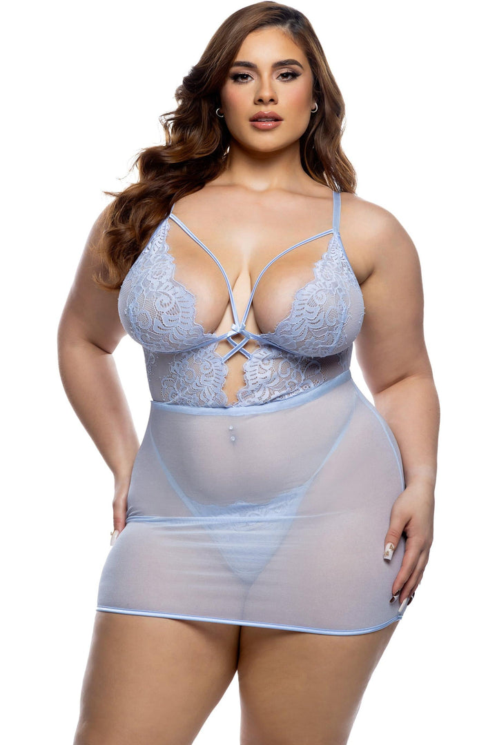 Paradise Bloom Chemise 2pc Set