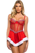 Peppermint Kiss Babydoll