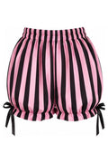 Pink/Black Striped Bloomers
