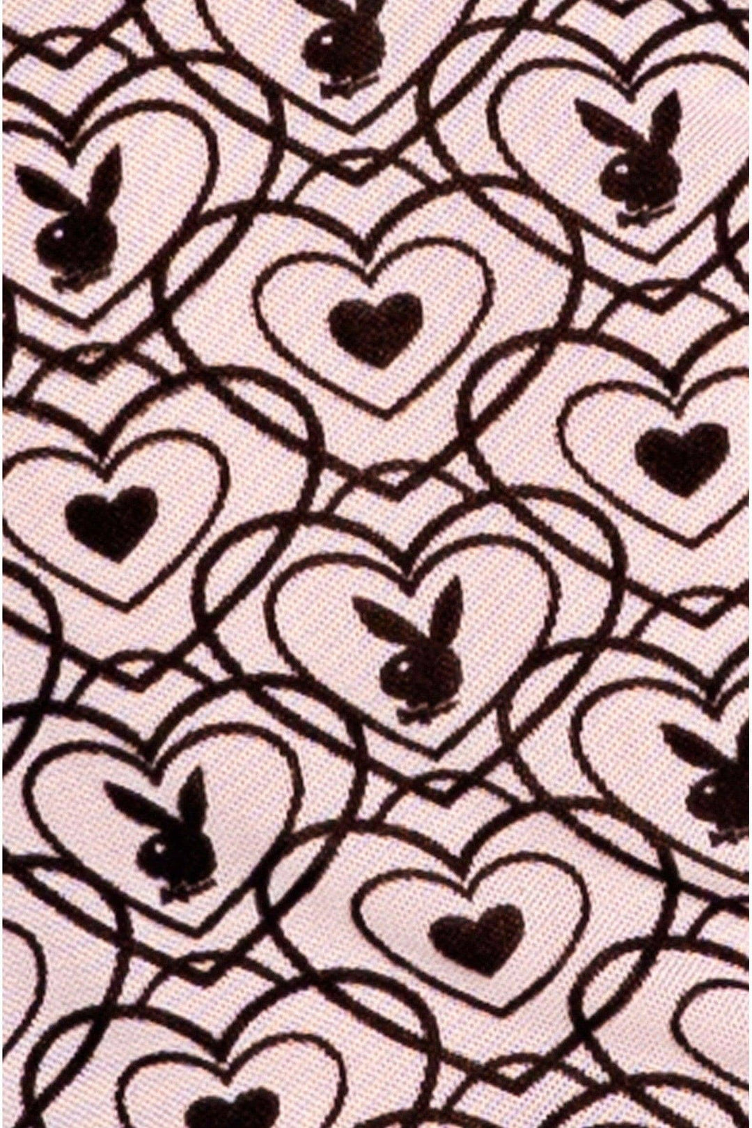 Roma Confidential Playboy Bunny Kiss Babydoll 2 Piece Set in Black 