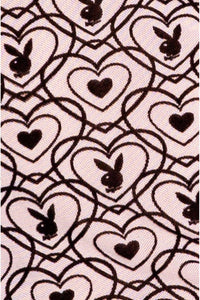 Roma Confidential Playboy Bunny Kiss Babydoll 2 Piece Set in Black 