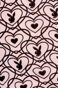 Roma Confidential Playboy Bunny Kiss Sleeveless Catsuit in Black 