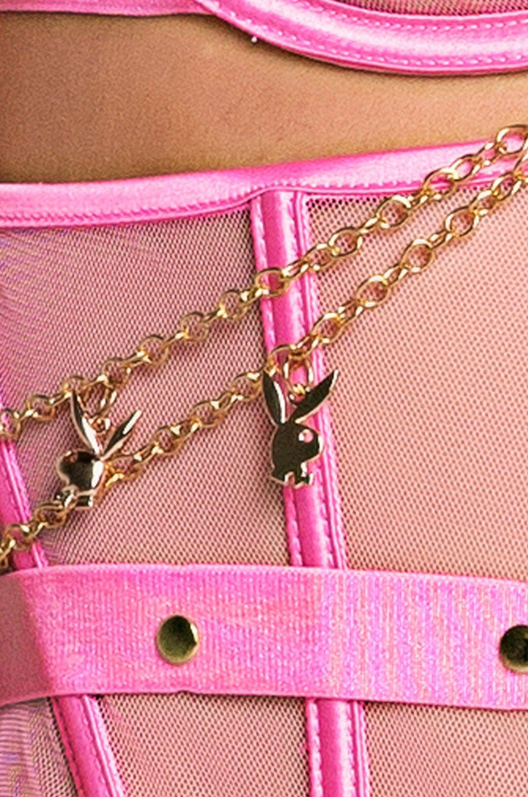 Roma Confidential Playboy Charm Waspie 3 Piece Set in Pink 