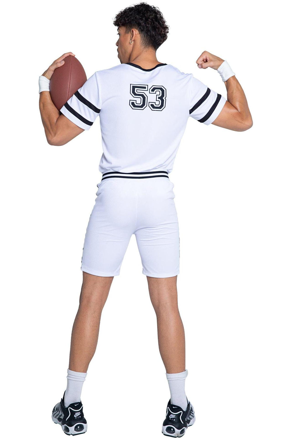 Roma Confidential Playboy Football Touchdown Hunk in White 