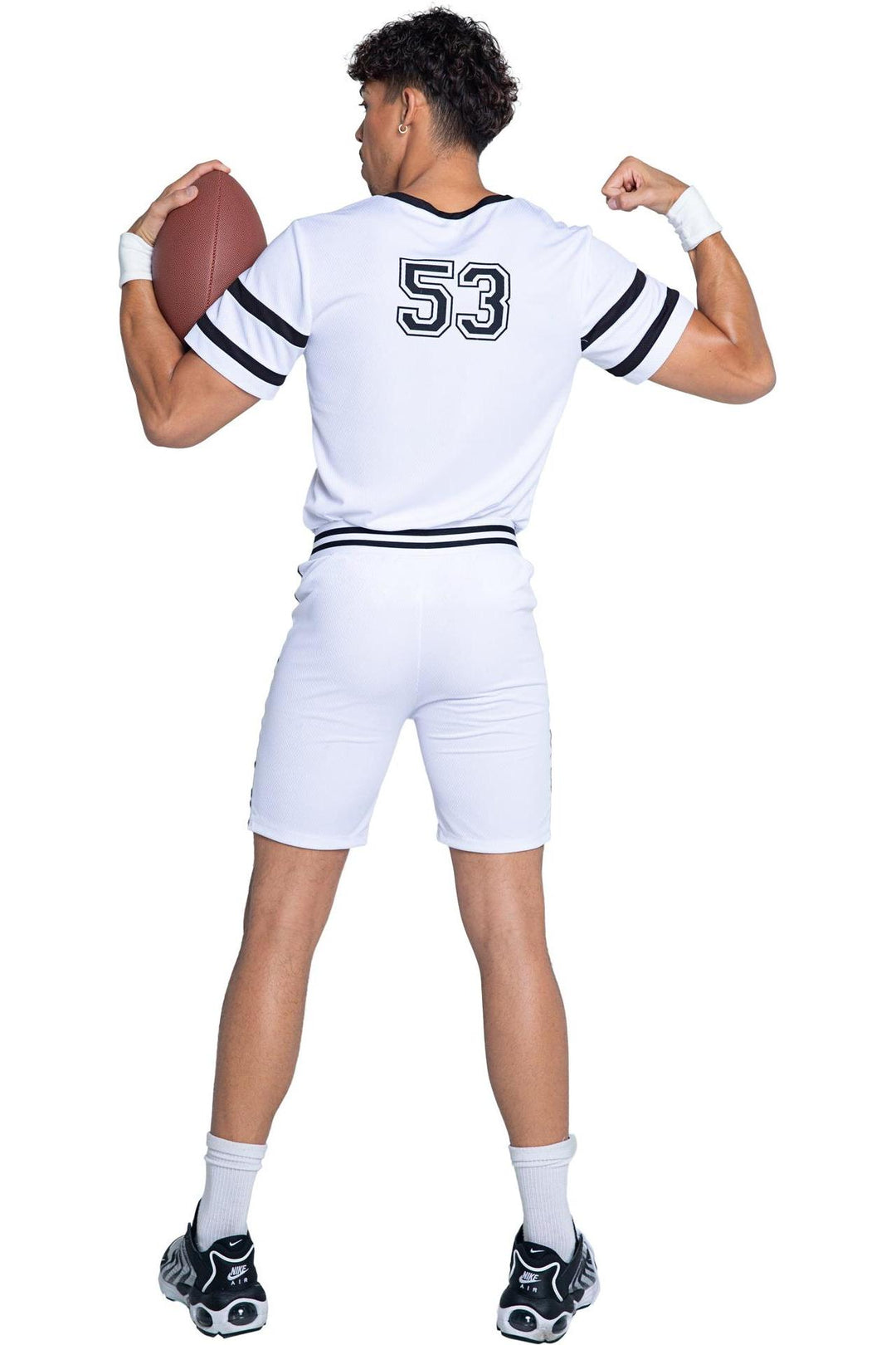 Roma Confidential Playboy Football Touchdown Hunk in White 