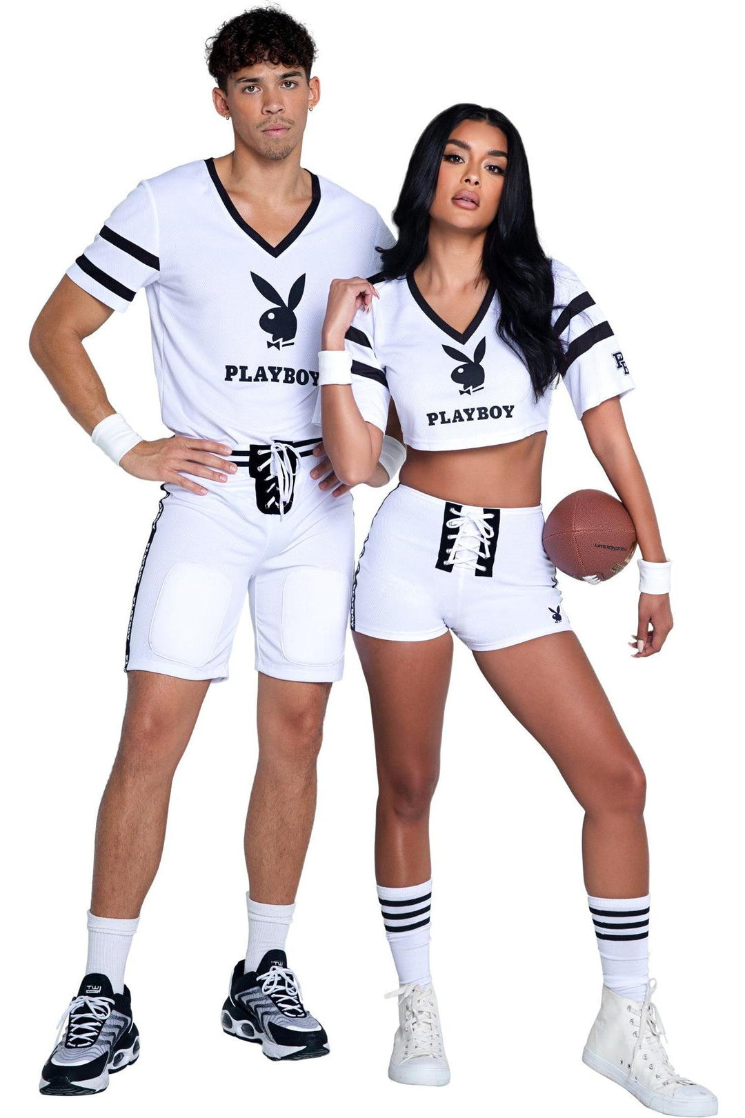 Roma Confidential Playboy Football Touchdown Hunk in White 
