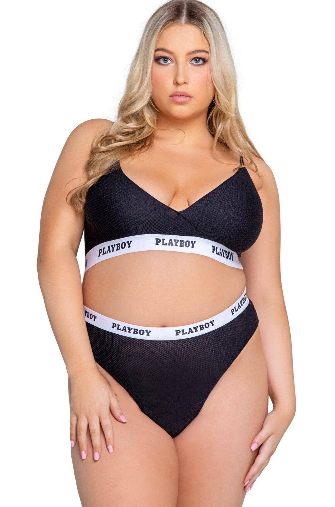 Roma Confidential Playboy Lifestyle 2 Piece Set in Black 