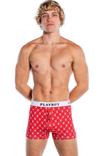 Playboy Mens Argyle Boxer Briefs
