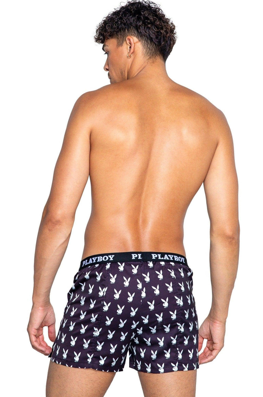 Roma Confidential Playboy Mens Champion Boxer in Black 