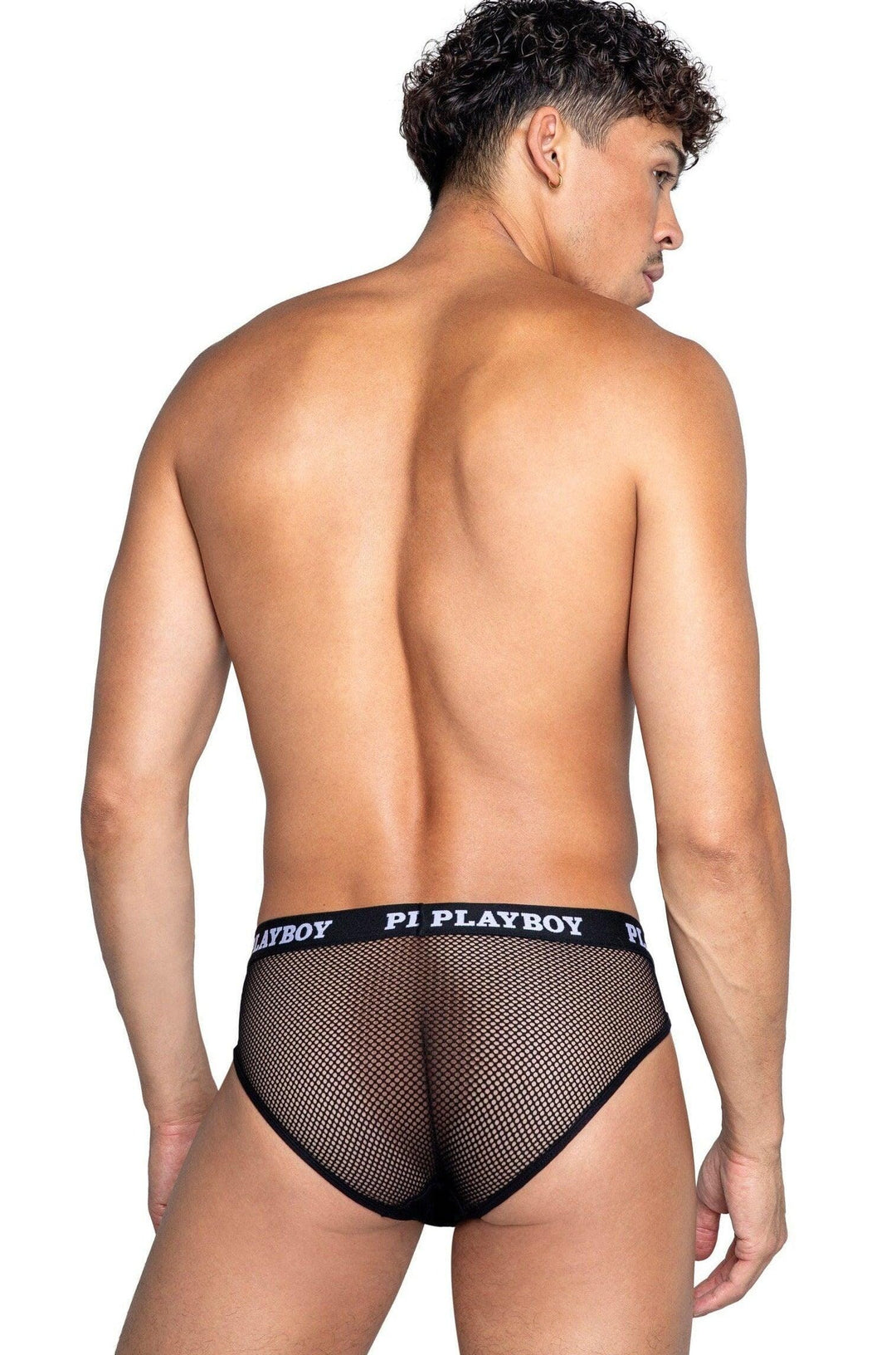 Roma Confidential Playboy Mens Dark Room Briefs in Black 