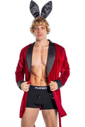 Playboy Mens Smoke Lounge Robe