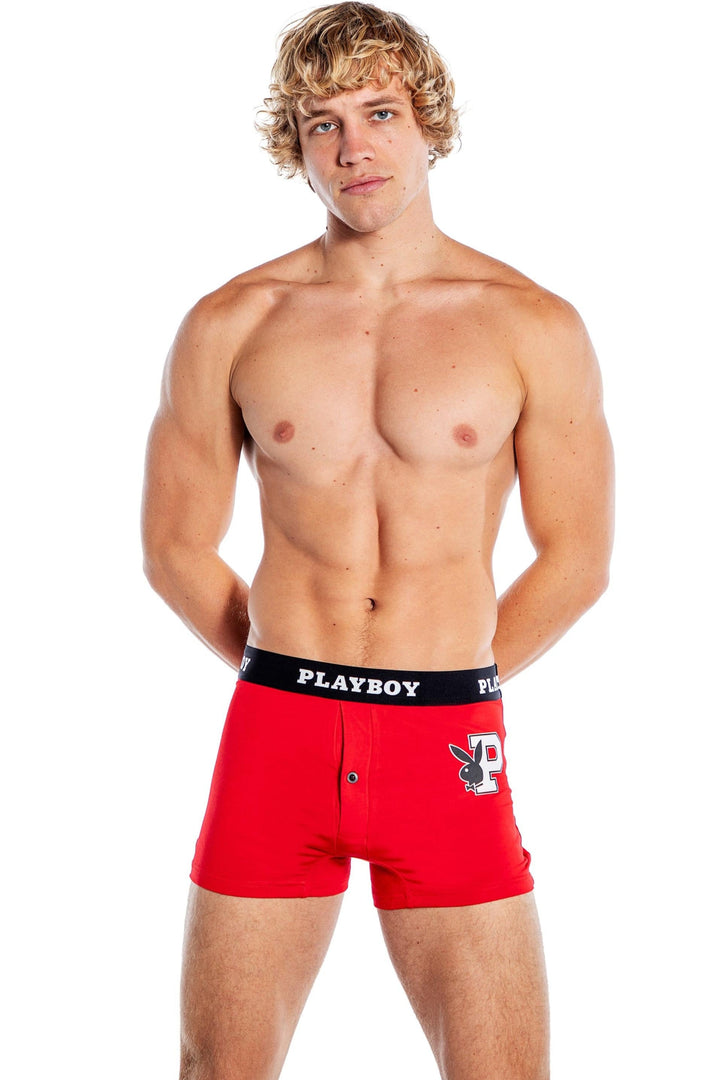 Playboy Mens Varsity Modal Boxer Briefs