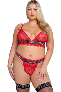 Roma Confidential Playboy Starlet 2 Piece Set in Red 