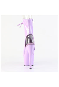 Pleaser  ADORE-1016 Ankle Boot in Purple Faux Leather