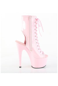 Pleaser  ADORE-1016 Ankle Boot in Pink Patent