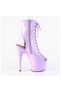 Pleaser  ADORE-1016 Ankle Boot in Purple Faux Leather