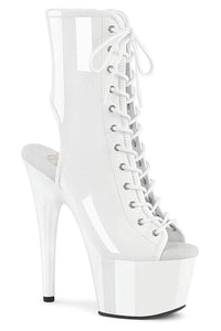 Pleaser  ADORE-1016 Ankle Boot in White Patent from SexyShoes.com