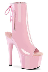 Pleaser  ADORE-1018 Ankle Boot in Pink Patent from SexyShoes.com