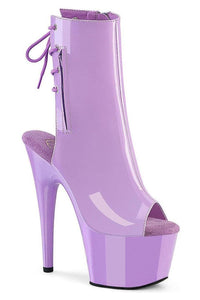 Pleaser  ADORE-1018 Ankle Boot in Purple Patent from SexyShoes.com