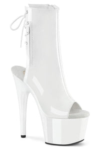 Pleaser  ADORE-1018 Ankle Boot in White Patent from SexyShoes.com