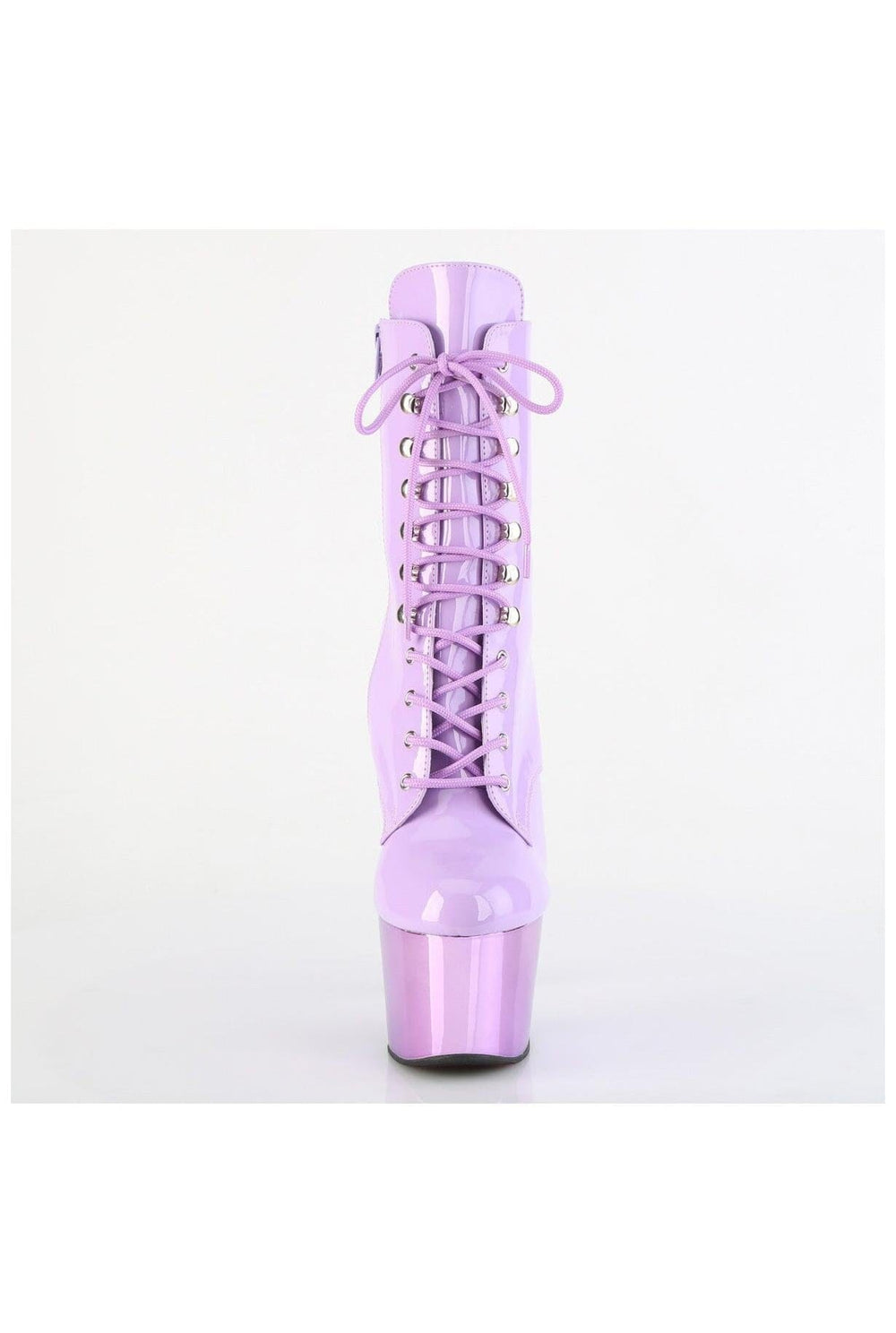 Pleaser  ADORE-1020 Ankle Boot in Purple Patent