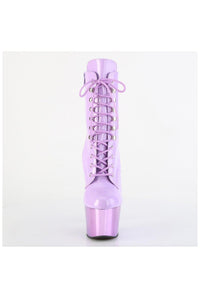 Pleaser  ADORE-1020 Ankle Boot in Purple Patent