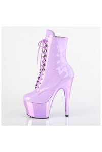Pleaser  ADORE-1020 Ankle Boot in Purple Patent